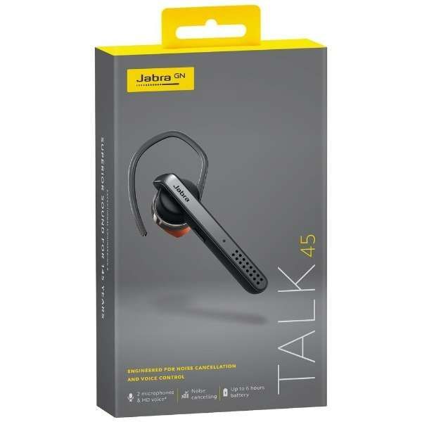 Jabra Talk 45 シルバー 片耳型Bluetoothヘッドセット ジャブラ