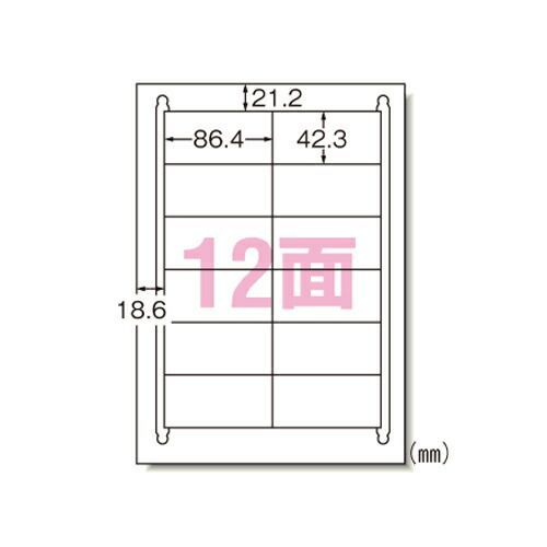 【まとめ買い10個セット品】 エーワン ラベルシール(プリンタ兼用) 31255 10枚