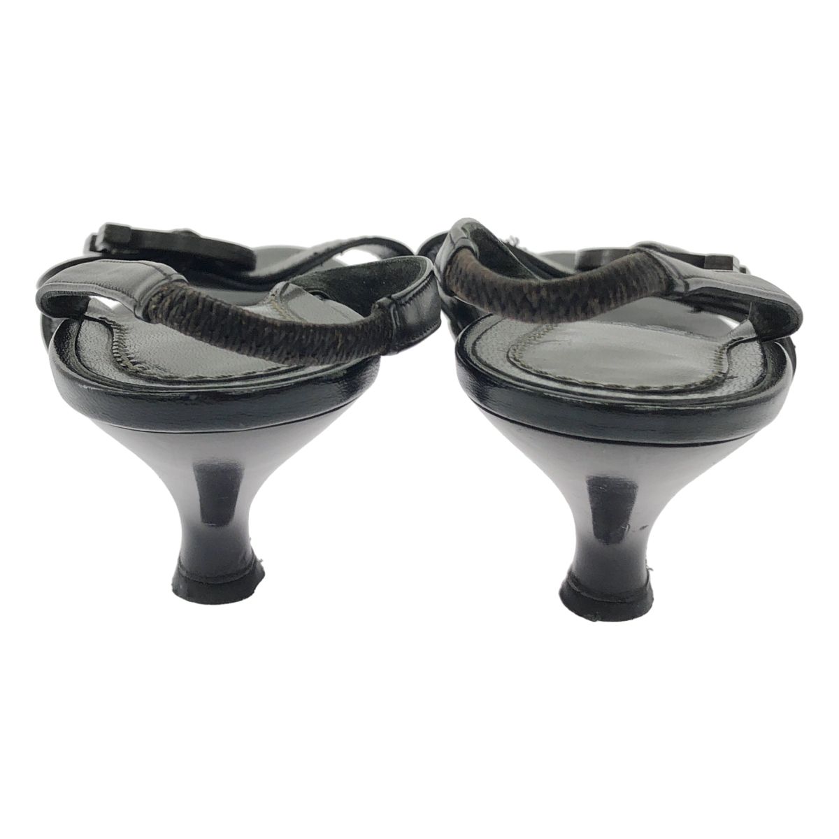 FERRAGAMO フェラガモ ガンチーニストラップヒールサンダル 27620 D55