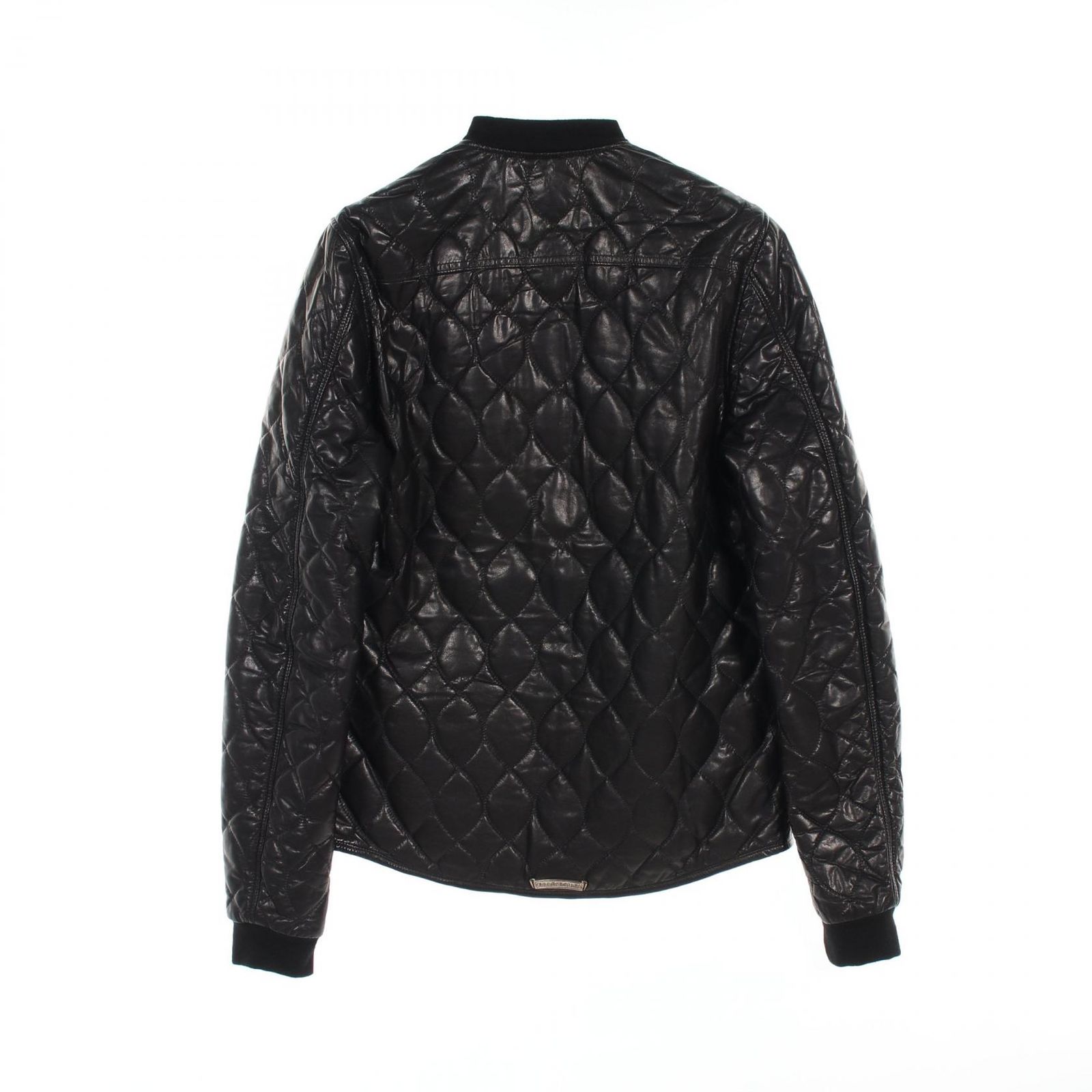 クロムハーツ CHROME HEARTS 革ジャン 2225-304-6350 レザー カシミヤ 