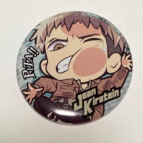 進撃の巨人　ジャン　缶バッジ　ジャン・キルシュタイン　トレーディング缶バッジ 進撃の巨人】ホロ缶バッジ ジャン・キルシュタイン