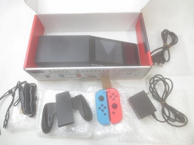 品 ゲーム Nintendo switch ニンテンドースイッチ 本体 HAC-001 -01 ジョイコン ネオンブルー ネオンレッド 動作品 き