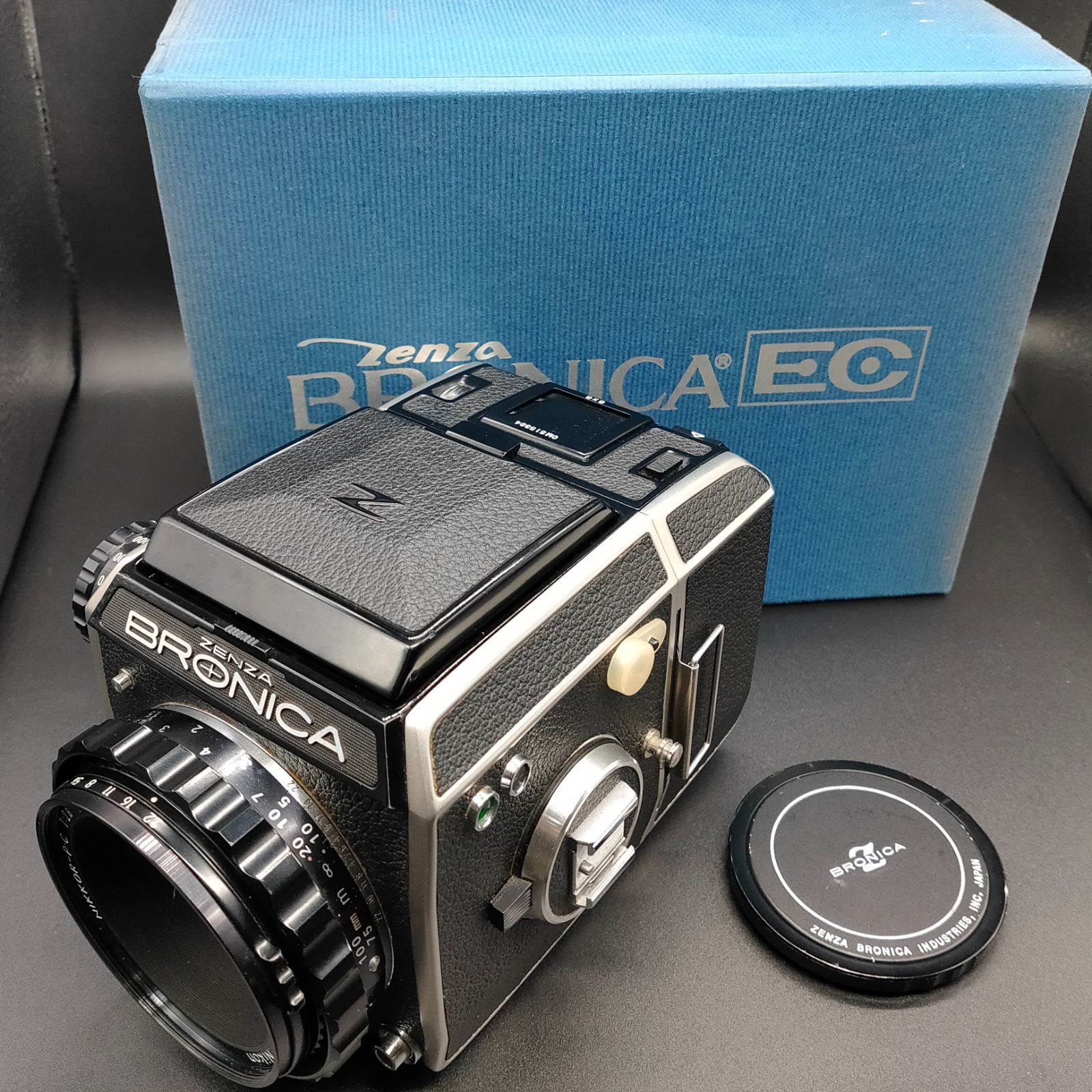 箱付き】ブロニカ Zenza Bronica EC 6x6 中判 フィルム カメラ Nikon