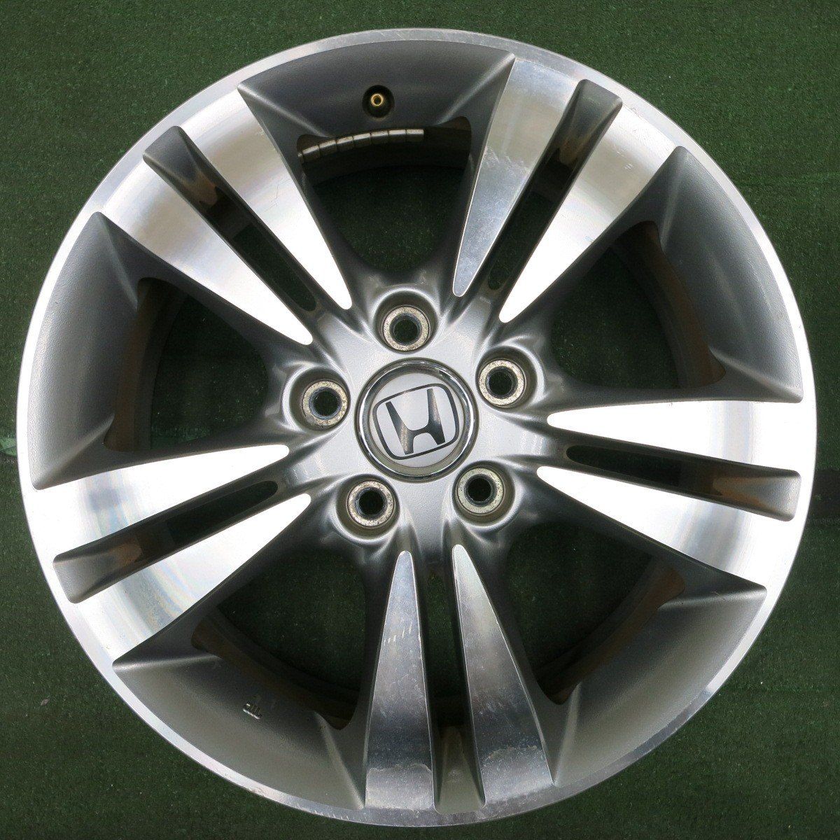 ホンダRN6ストリーム前期純正 6J-17 off+55 pcd114.3/5H ハブ径64ミリ ホイールのみ4本セット ストリーム RN6の中古車を探すならグーネット