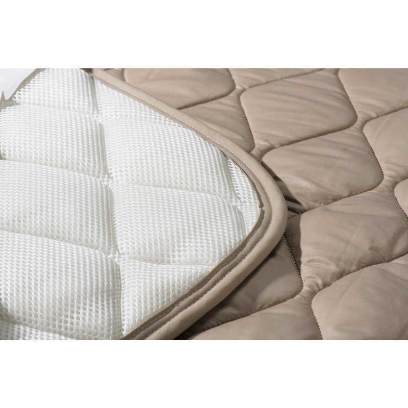 ダブルコットンベッドパッド フランスベッド【未使用】 Amazon｜【フランスベッド正規品】 ベッドパッド ホワイト