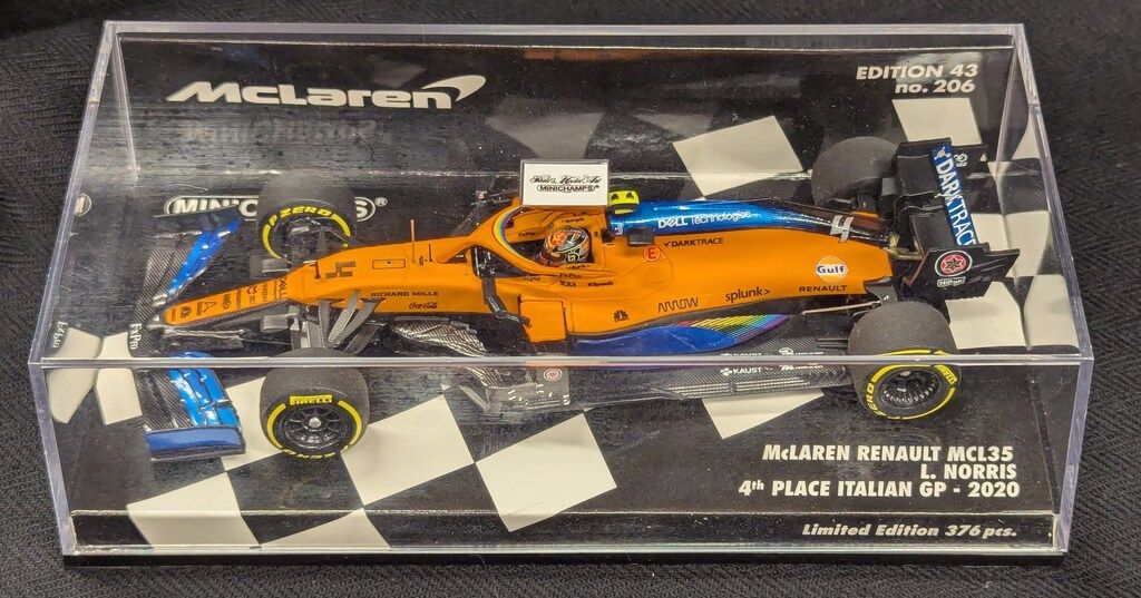 PMA 1/43 MINICHAMPS マクラーレン ルノー MCL35 ランド・ノリス