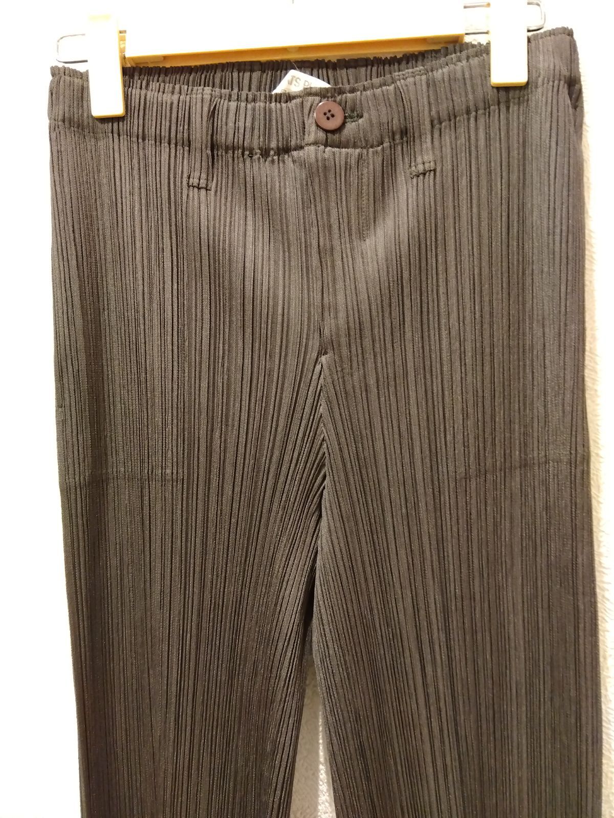 M4 プリーツプリーズ パンツ ブラウン サイズ3