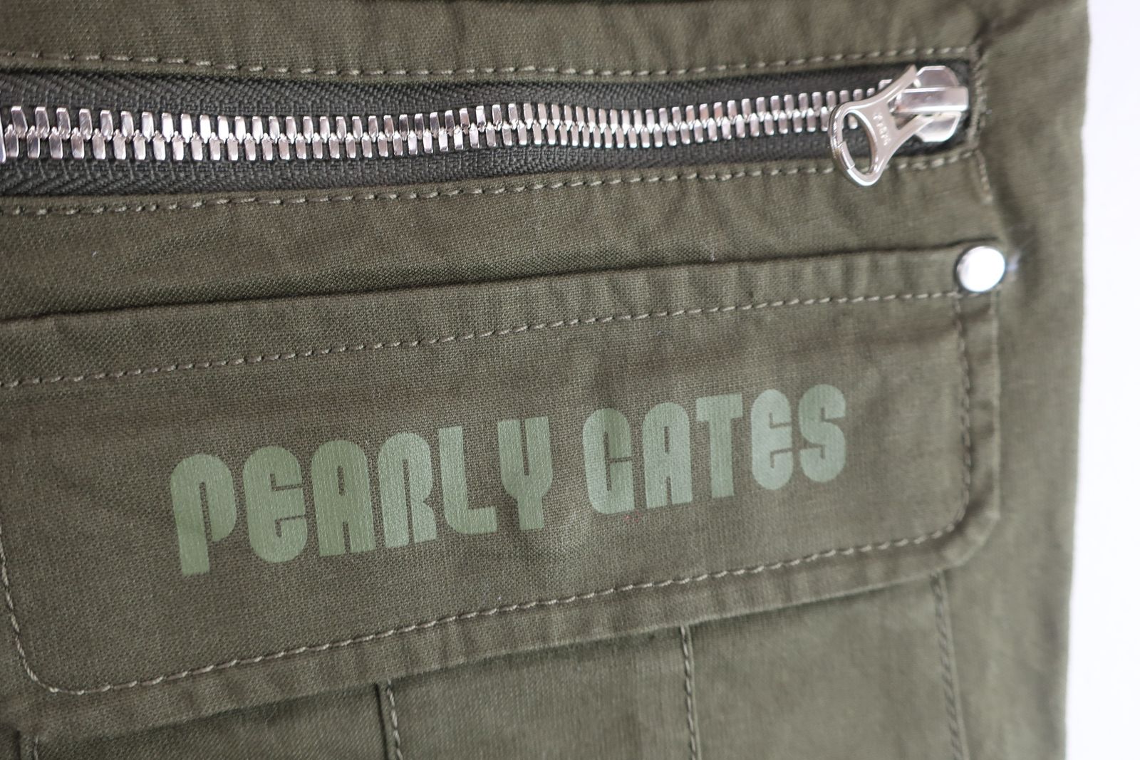 【美品】PEARLY GATES(パーリーゲイツ) パンツ カーキ レディース 0 055-131210 ゴルフ用品 2408-0135 中古