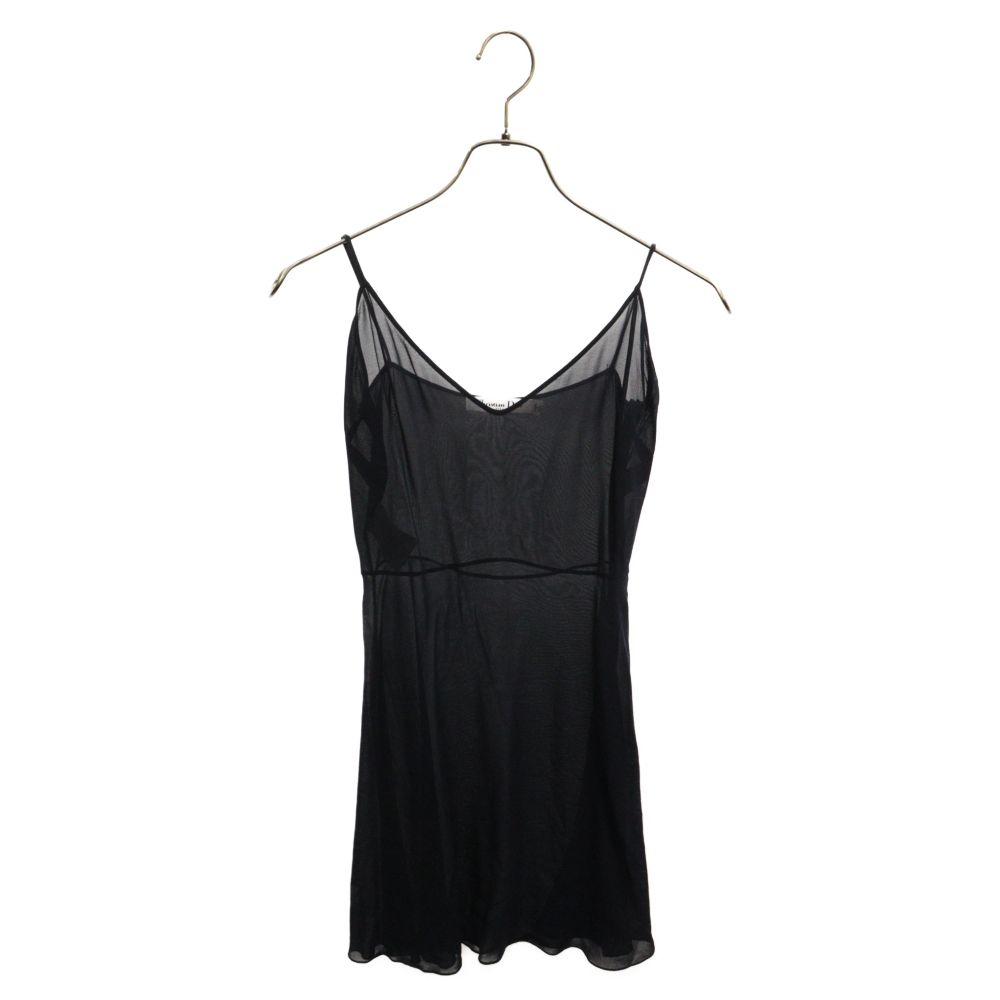 クリスチャンディオール プルオーバー ノースリーブ シースルー サイズ  