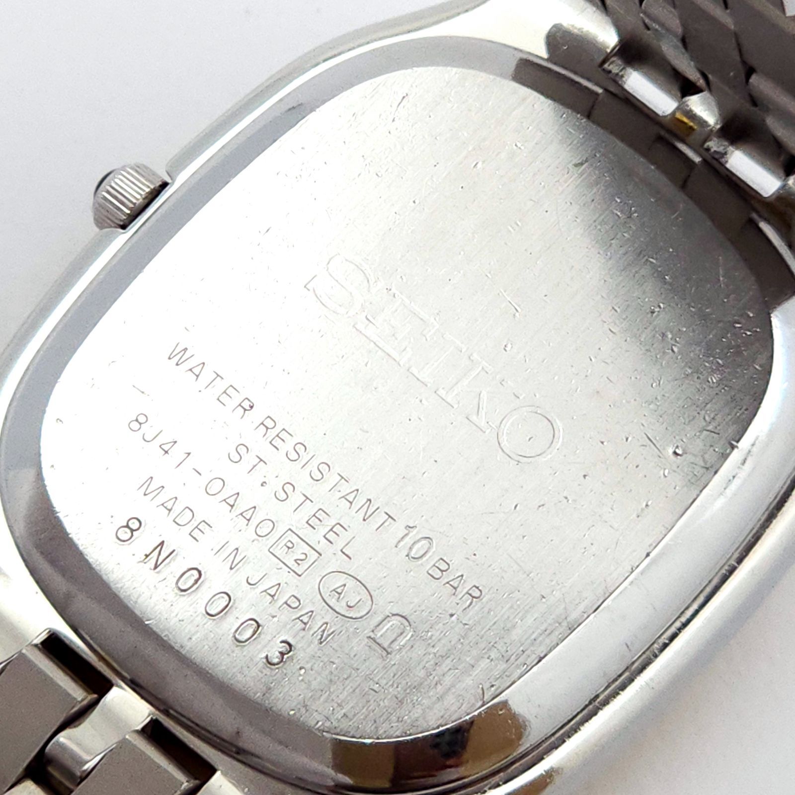 良品 SEIKO セイコー ドルチェ 8J41-0AF0 QZ 動作品 ☆良品 SEIKO セイコー ドルチェ 8J41-0AF0 QZ 動作品 - メルカリ