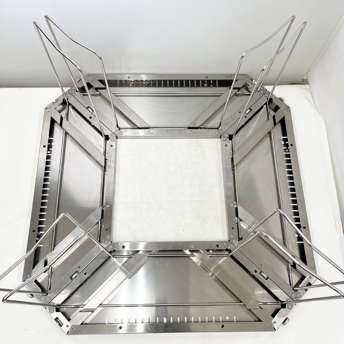 スノーピーク　ジカロテーブルステンレス 収納バッグ付き ◇◇snowpeak スノーピーク ジカロテーブル テーブル ステンレス