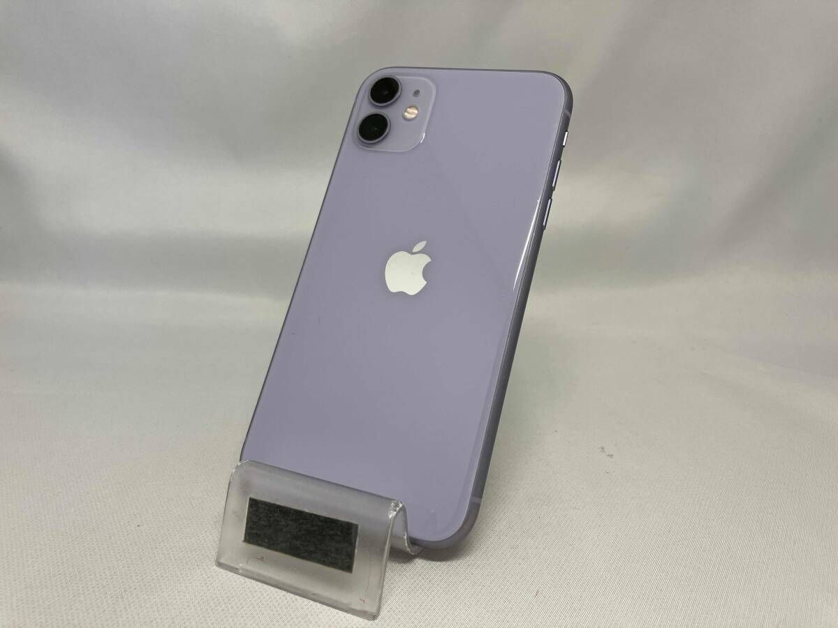 au iPhone 11 64GB A2221 MWLX2J/A パープル SIMロック解除済 ジャンク