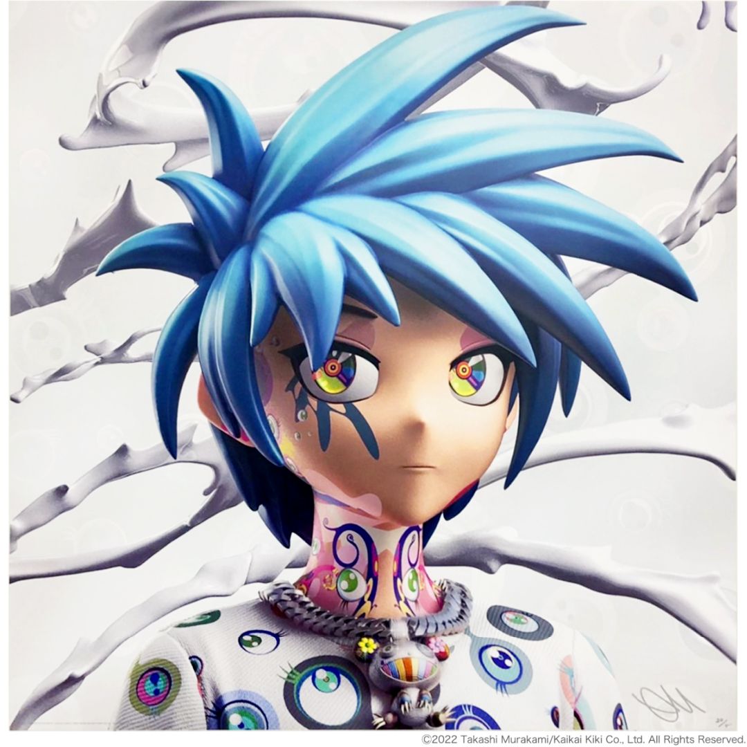 CLONE X x TAKASHI MURAKAMI #5 村上隆　ポスター 8月10日(木)22時よりWEBショップにて、CLONE X RTFKT&村上隆