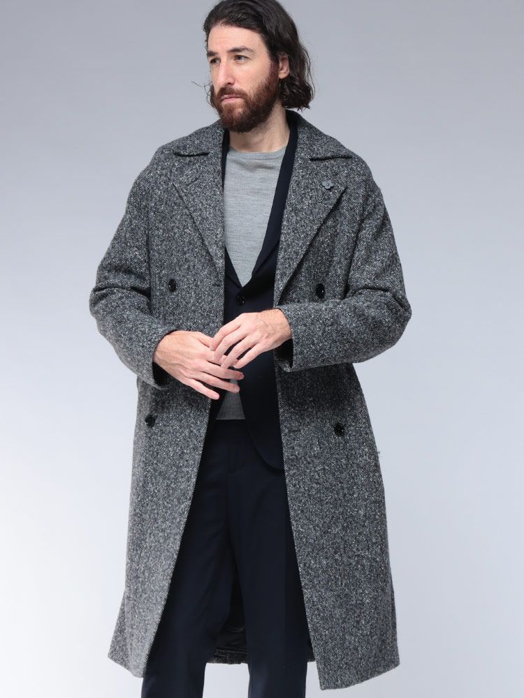 LARDINI★トレンチコート LARDINI (ラルディーニ) ホームスパン トレンチコート - メルカリ