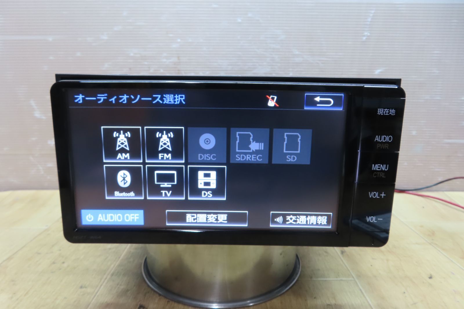 動作保証付☆A1287/ トヨタ純正ナビ NSZT-W64 SDナビ 地図2014年