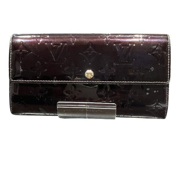 ルイヴィトン Louis Vuitton ヴェルニ ポルトフォイユ サラ M90152 長財布 レディース