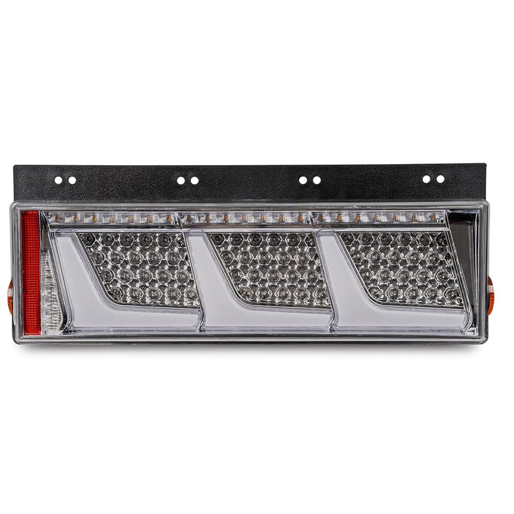 １点限り 汎用トラックテールランプ LED リアコンビネーションランプ 24V 12v 左右２枚 トラックテールライト 左右セット2枚透明レンズ
