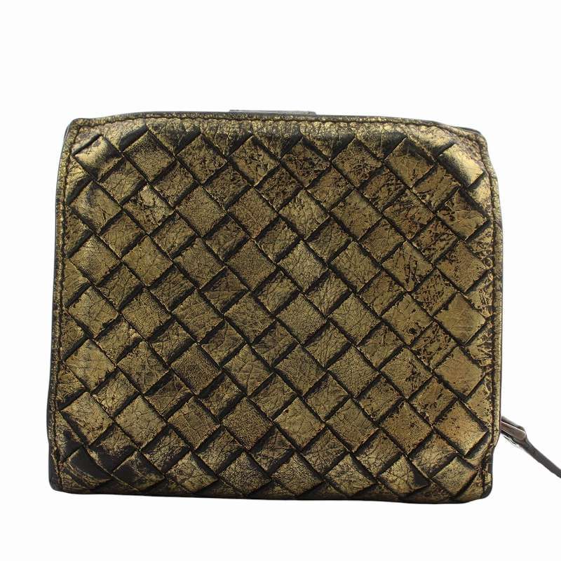 ボッテガヴェネタ BOTTEGA VENETA 財布 二つ折り レザー