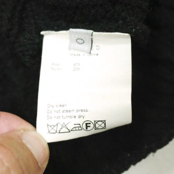 UNUSED x BEAUTY＆YOUTH アンユーズド 別注 fisherman sweater ウールフィッシャーマンニット US1075 0 ブラック セーター ケーブル g21524 UNUSED x BEAUTY&YOUTH UNITED ARROWS アンユーズド