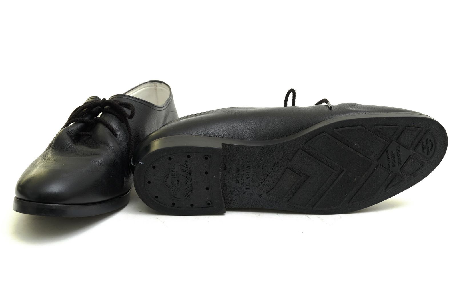 美品 フットストックオリジナルズ レザーシューズ BOA 牛革 黒 25.5 FOOTSTOCK ORIGINALS (フットストックオリジナルズ) QUICKS＋BOA