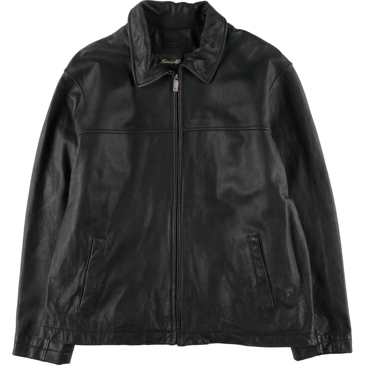 古着 エディーバウアー Eddie Bauer レザーブルゾンタイプ メンズXL相当/eaa507539