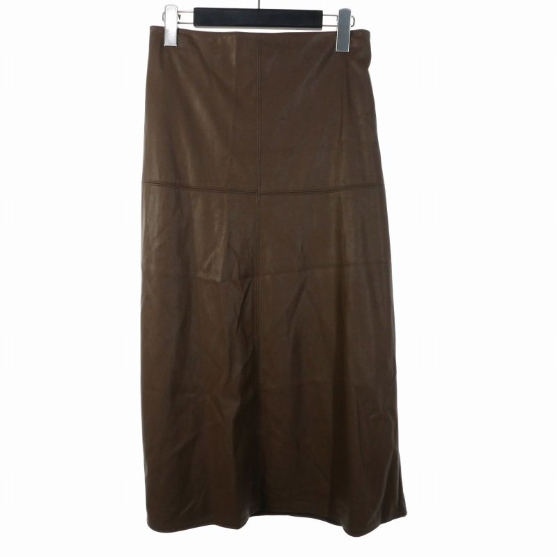 マックスマーラ MAX MARA 21AW フェイクレザー タイトスカート M