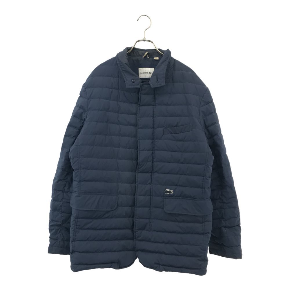 ラコステ ダウンジャケット L ネイビー LACOSTE メンズ 古着 【240121】