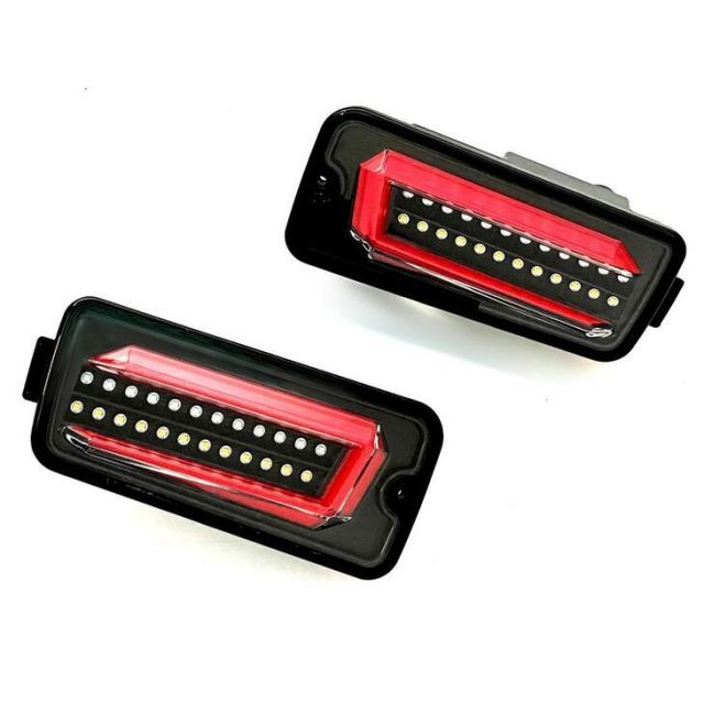 クリアワールドフルLEDテール/流れるウインカー CTD-24（インナーBK/クリアレンズ）ハイゼットトラック ハイゼットジャンボ S200P / S210P(2005/12～)後期型（※要別途反射板）S500P / S510P / S201P / S2