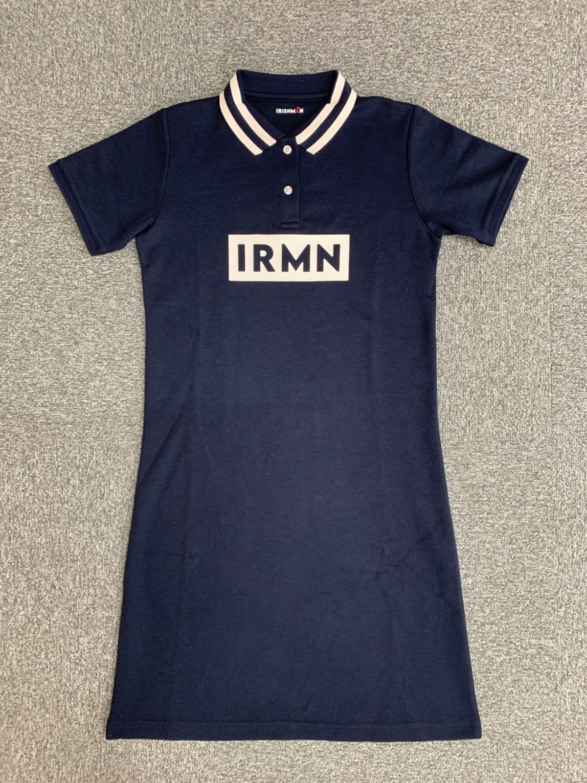 【美品】アイリッシュマン ポロワンピース　M 美品】アイリッシュマン ポロワンピース M IRISHMAN（アイ