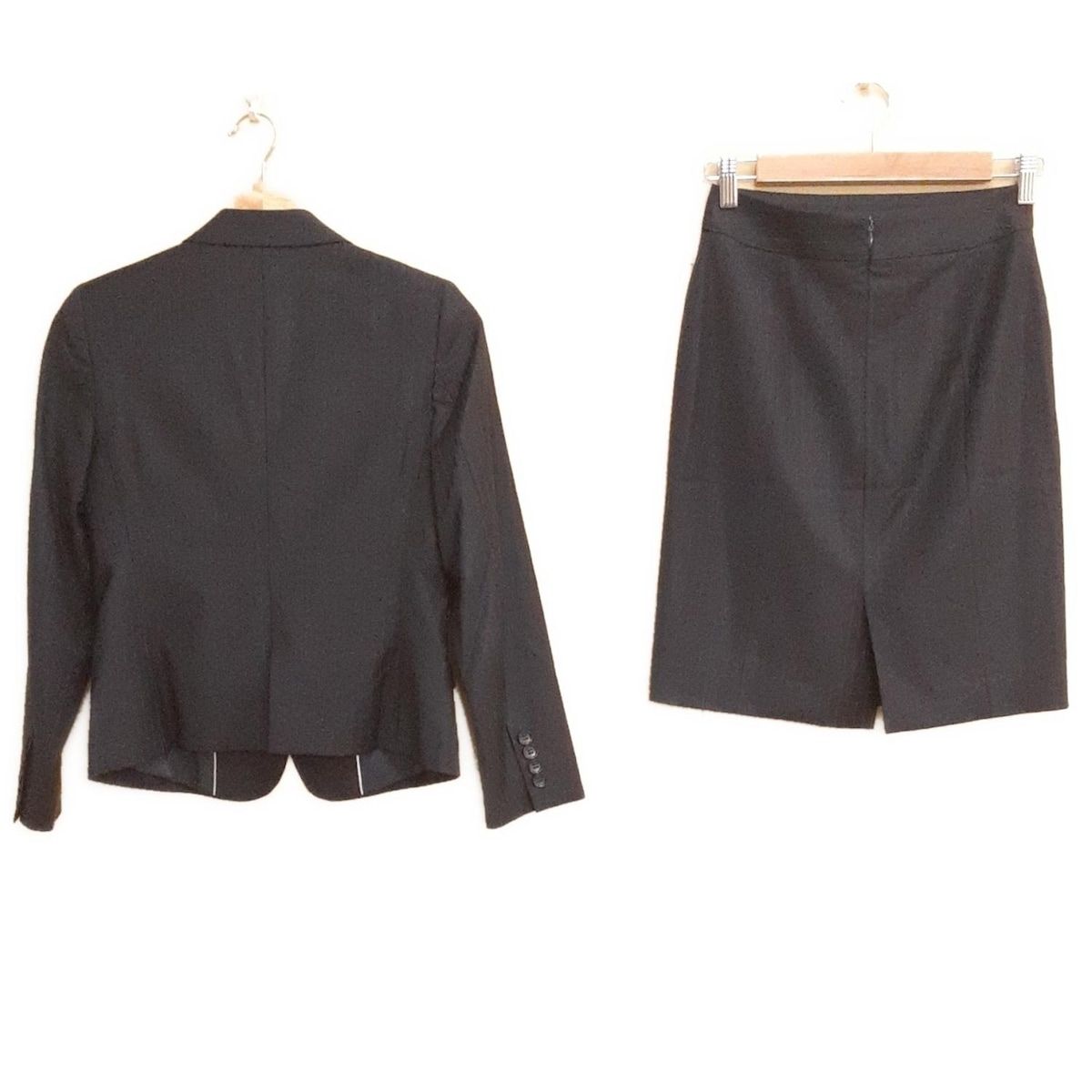 新品　23区 ストライプ スカートスーツウール フォーマル ネイビー 38 AOYAMA 【洋服の青山】セットアップ可 フレアスカート 単品