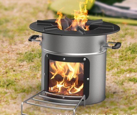薪かまど屋外小型家庭用便携キャンプ焚き火ストーブ暖房ストーブ