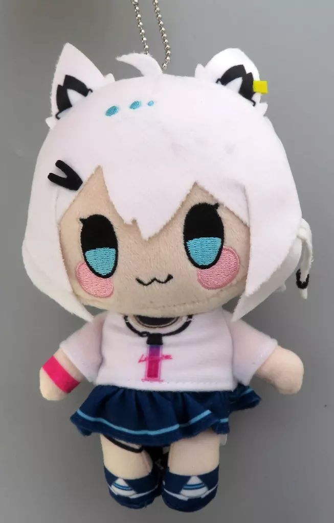 中古】ぬいぐるみマスコット・ぬいぐるみバッジ 白上フブキ ぬいぐるみ