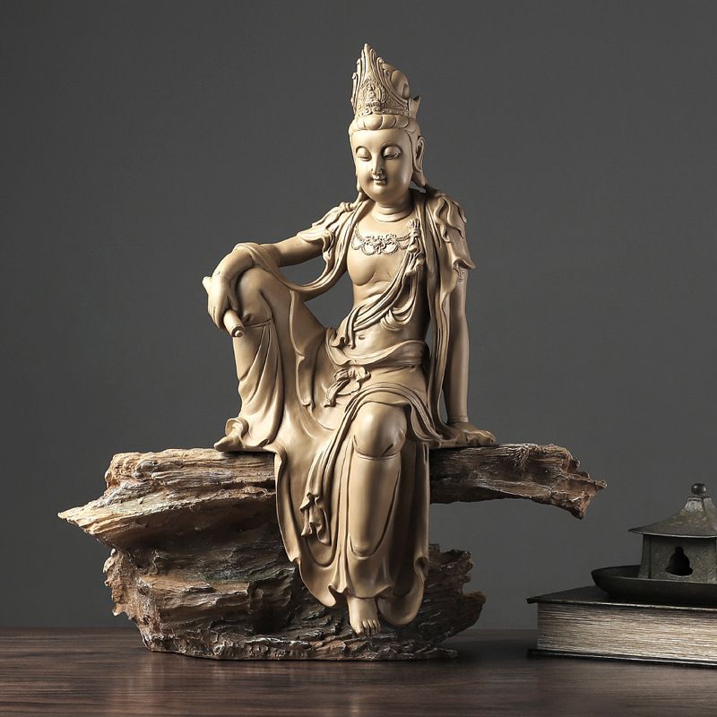 自在観音菩薩 仏像置物仏教美術 置物 - midori - メルカリ