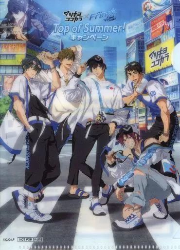 中古】クリアファイル 集合 A6クリアファイル 「Free!-the Final