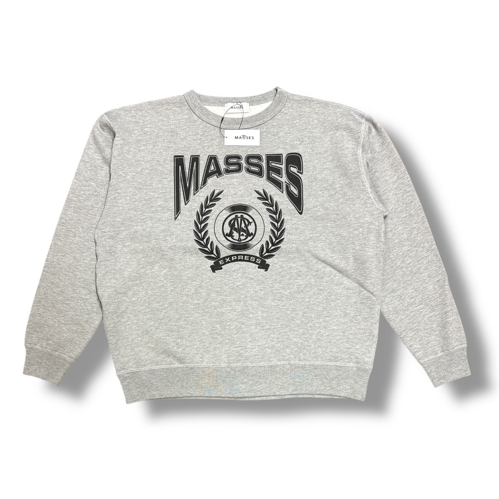 MASSES スウェット クルーネック グレー 参考上代17600円 未使用品 MASSES 25SS SWEAT CREW CORPS クルー