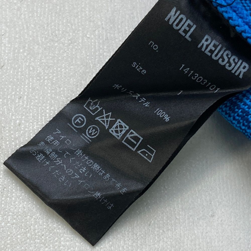 未使用 NOEL REUSSIR ゴルフウエアワンピース ノエルレシール 黒 サイズ：1 NOEL REUSSIR ノエルレシール モックネック 半袖