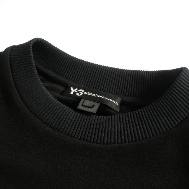 ワイスリー Y-3 ヨウジヤマモト デザインスリーブ カットソー Tシャツ 長袖 XS ブラック 黒 CD 5391