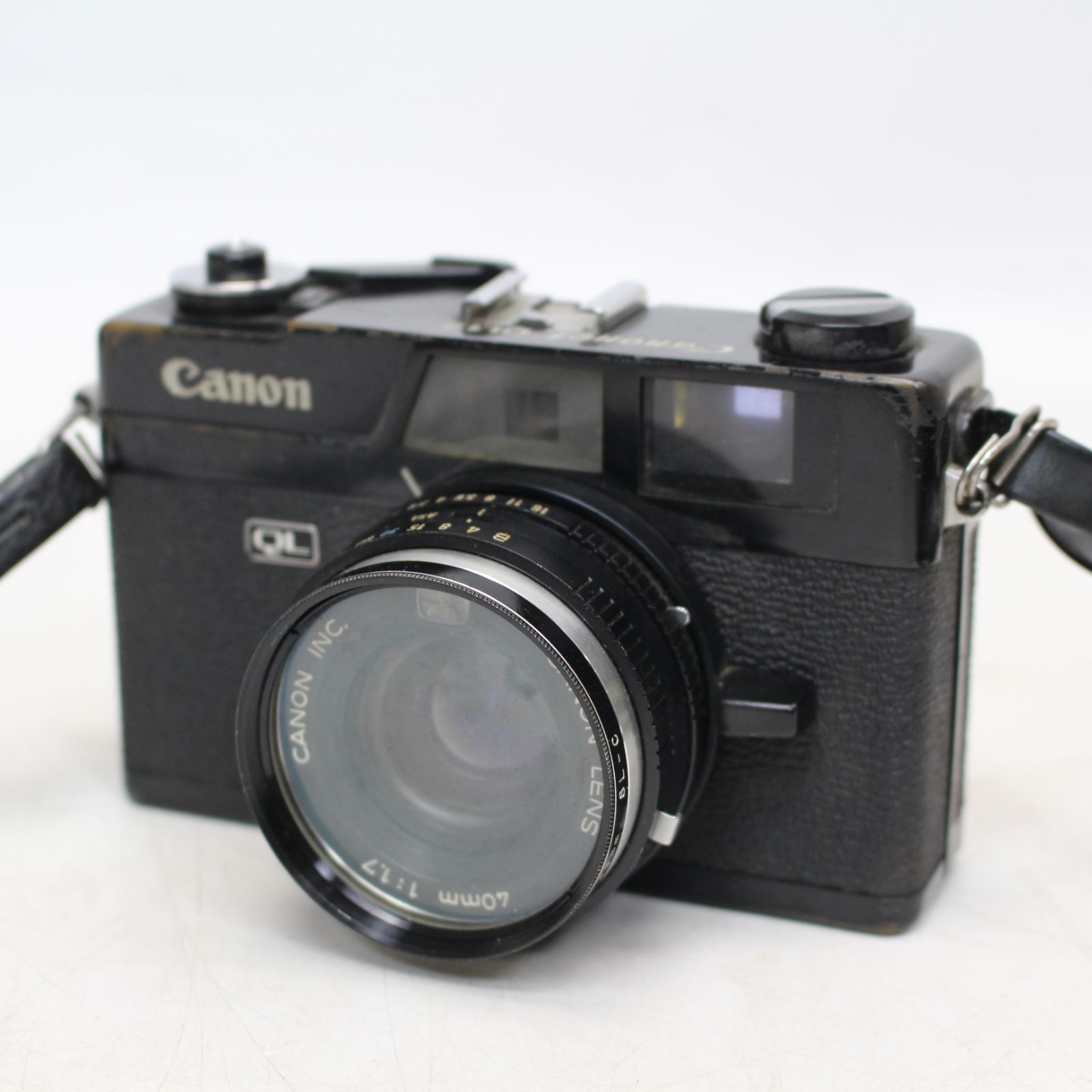 703 キヤノン Canon Canonet QL17 40mm f 1.7 フィルムカメラ ブラック 黒