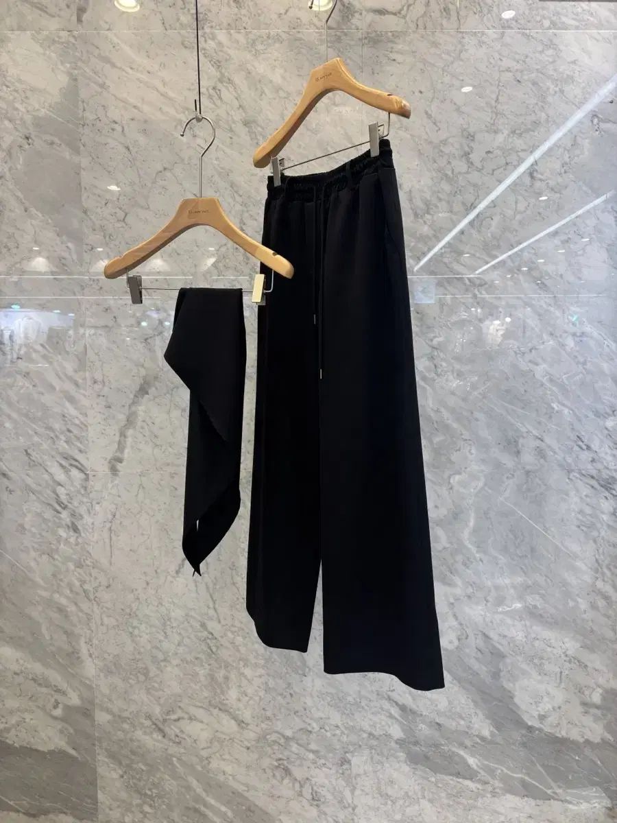 js ニューヨークスタイル 2025 f w スカーフ ラップベルト バンディング ワイド ワイドパンツ