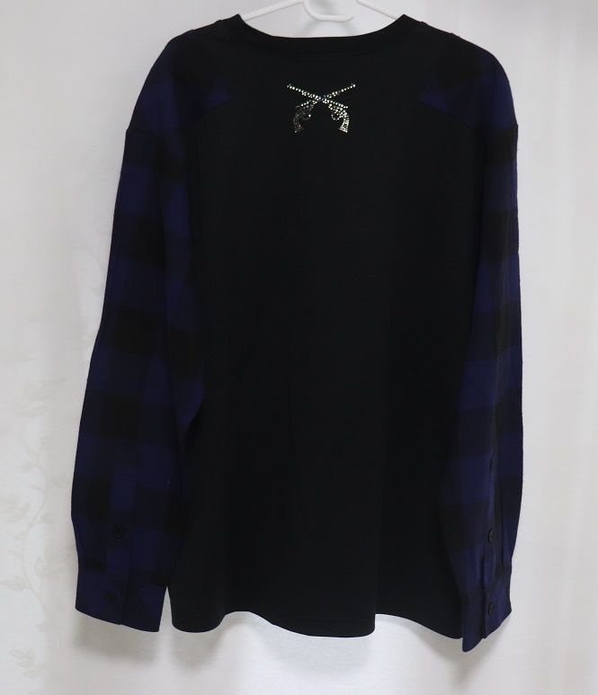 roar ロアー 新品メンズキリカエ長袖Tシャツ3 スワロフスキー roar ロアー 新品メンズキリカエ長袖Tシャツ3 スワロフスキー