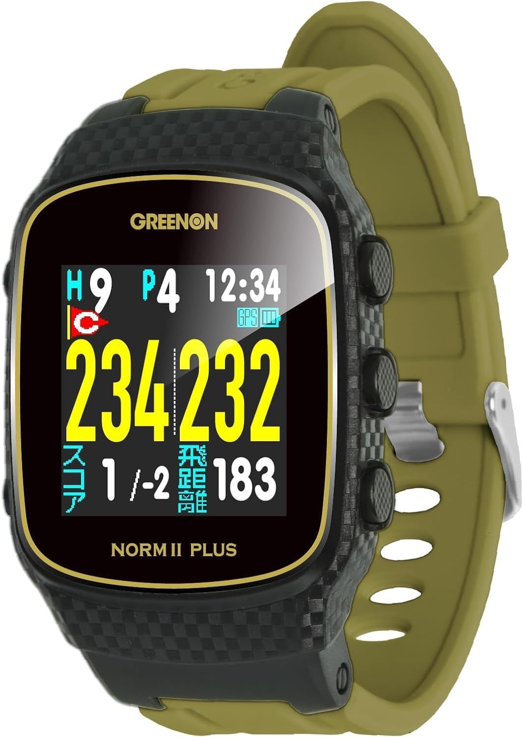 グリーンオン ゴルフウォッチ ノルムII プラス GreenOn（グリーンオン