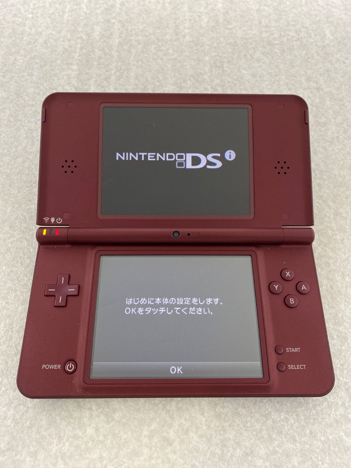 ニンテンドー DSi LL本体 ワインレッド 箱付き/動作品/初期化済み