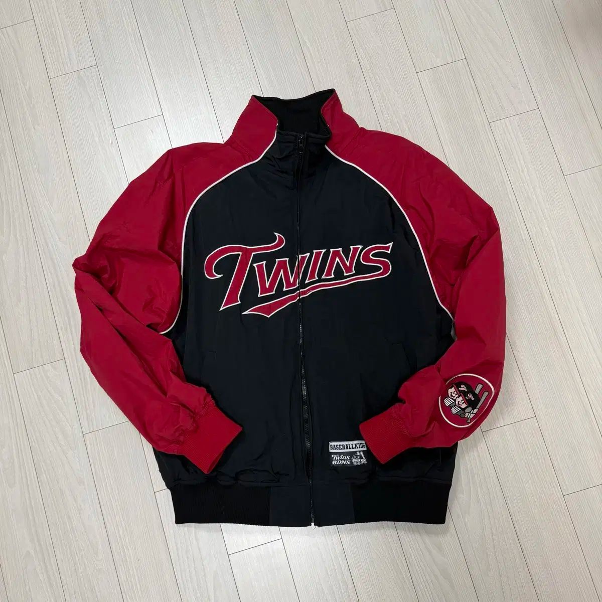LG TWINS BDNS DUGOUT ジャケット ver 1 黒赤 L サイズ