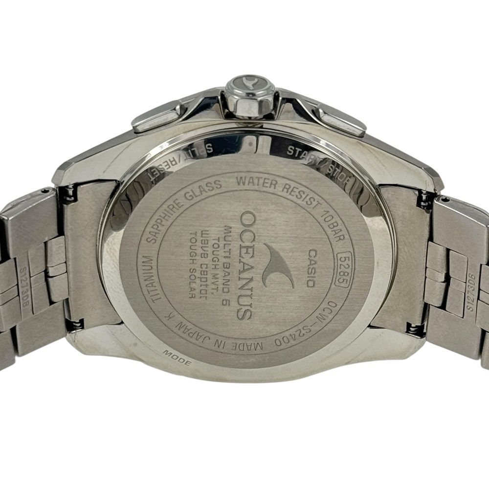 CASIO】カシオ OCW-S2400-1AJF オシアナス マンタ ソーラー - メルカリ