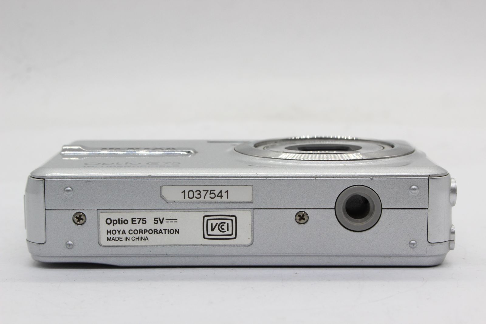 【返品保証】 ペンタックス Pentax Optio E75 3x バッテリー付き コンパクトデジタルカメラ s5909