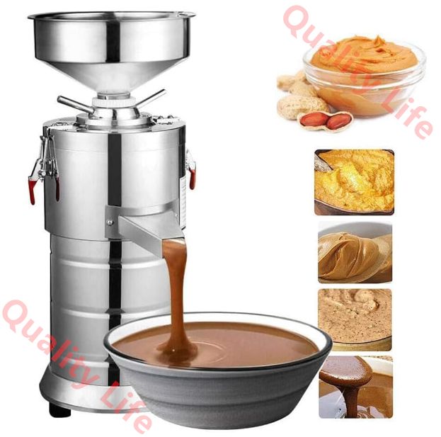 商用電気ピーナッツバターマシン ピーナッツバターグラインダー ゴマペーストグラインダー 1100W 110V 15kg|時 2850r|分 タヒニ ピーナッツバター クルミバター その他のナッツバターの製造に適しています ピーナッツグラインダー