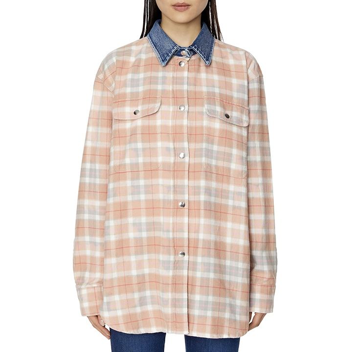 新品・未使用 ディーゼル DIESEL 長袖コットンフランネルシャツ