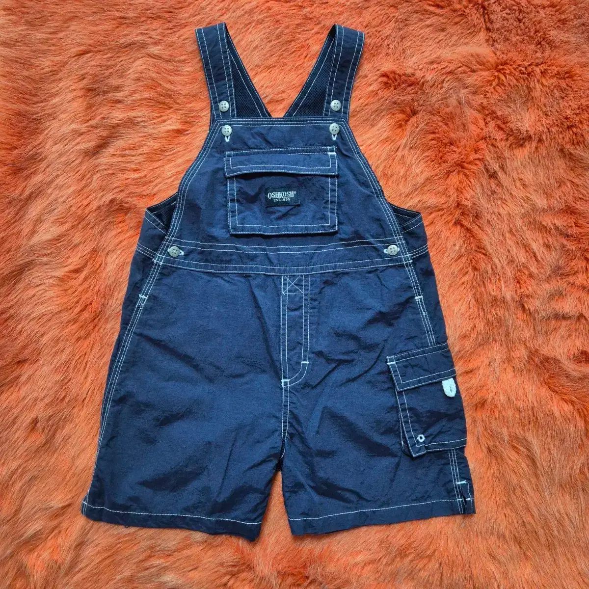 オーバーオール オシュコシュ USA製 0 90オシュコシュ ヒッコリー