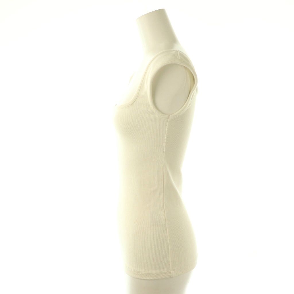 新品未使用 ロンハーマン　Bare Rib Tank Top ホワイト ロンハーマン Bare Rib Tank Top 中古・古着通販】Ron Herman (ロン