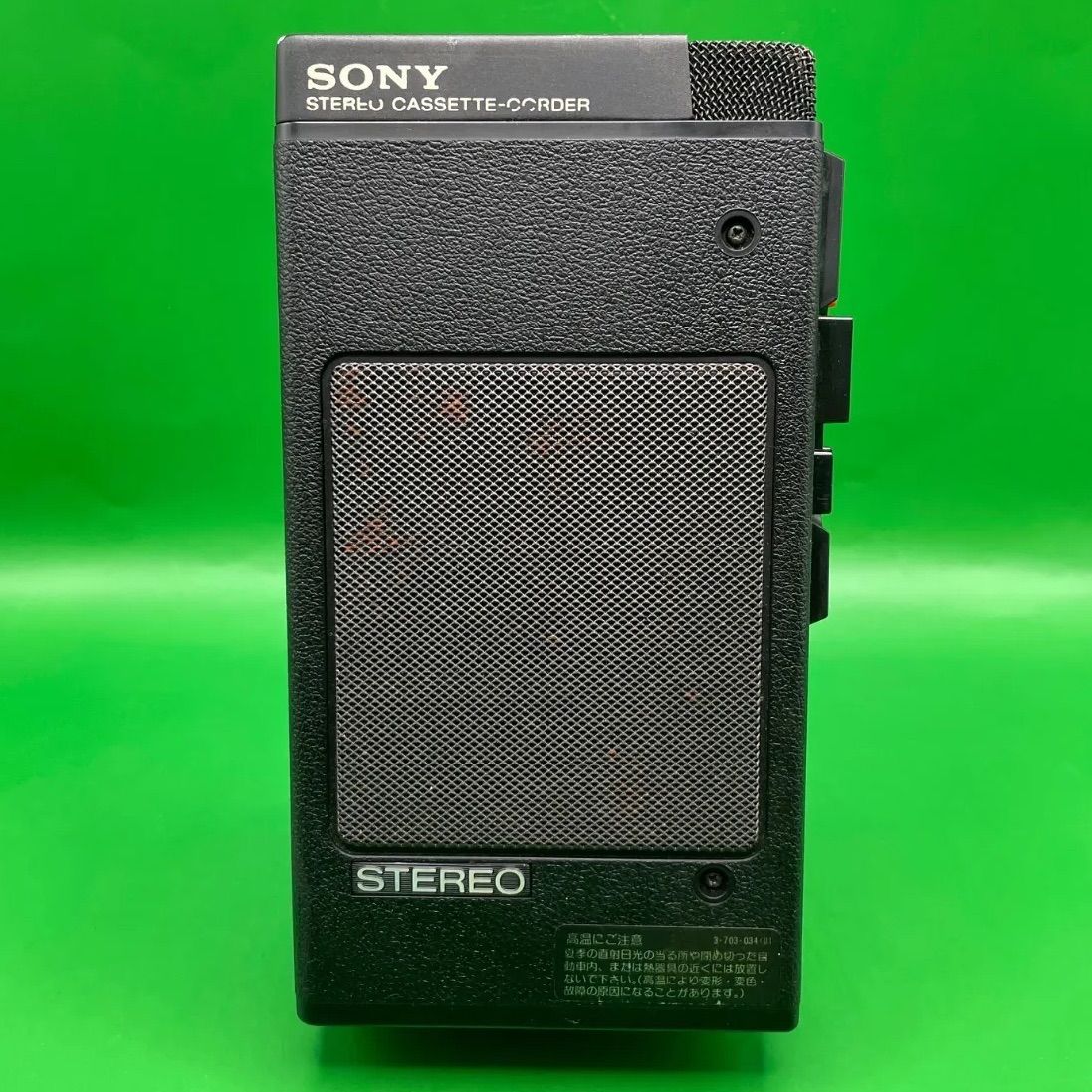 ジャンク品】SONY カセットレコーダー 『TCS-300』ケース付き